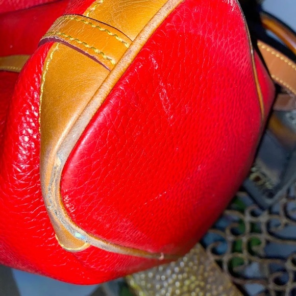 Dooney and Bourke Charleston Red Tote - Picture 7 of 8